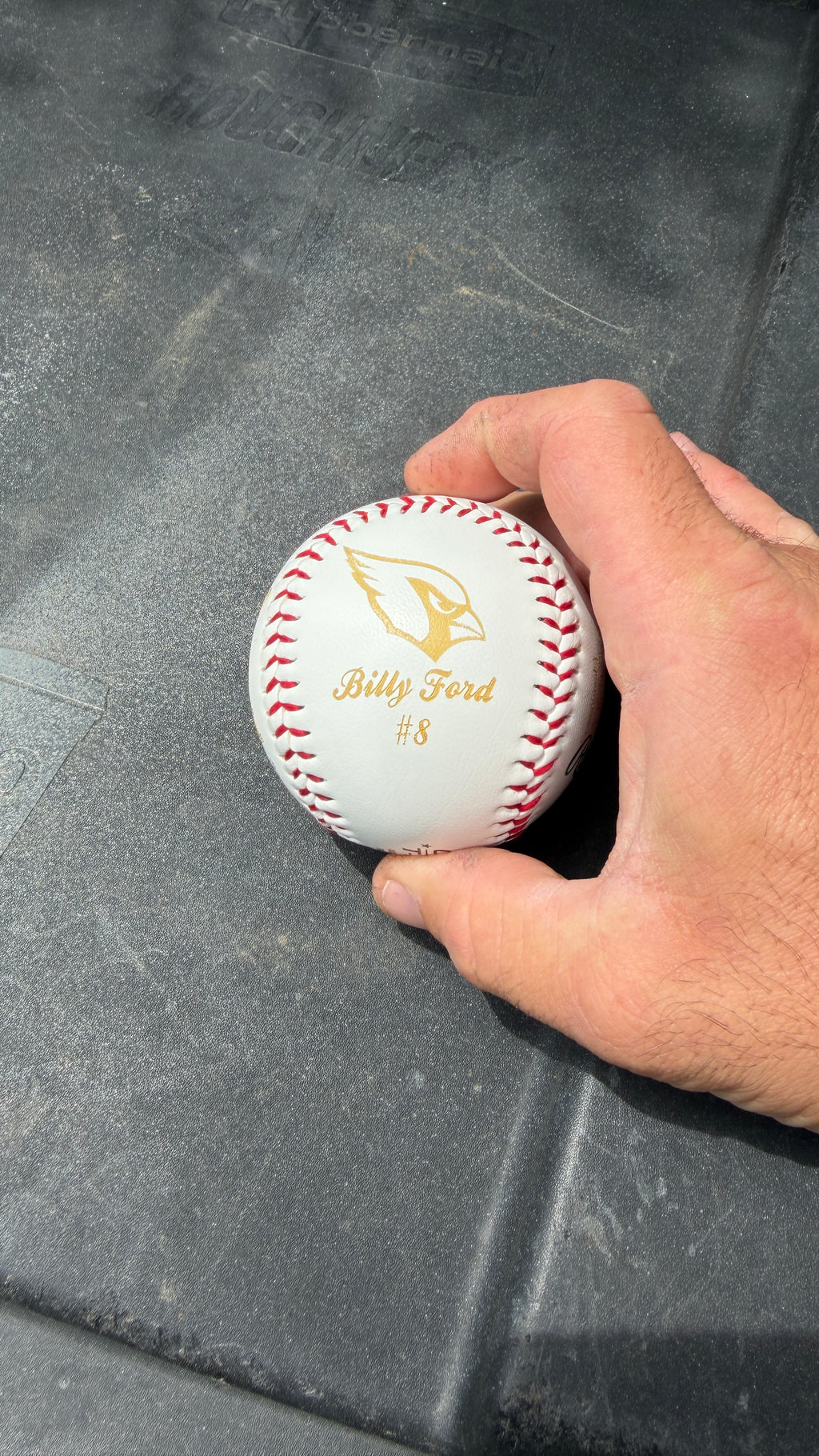 Personalized engraved baseball services available