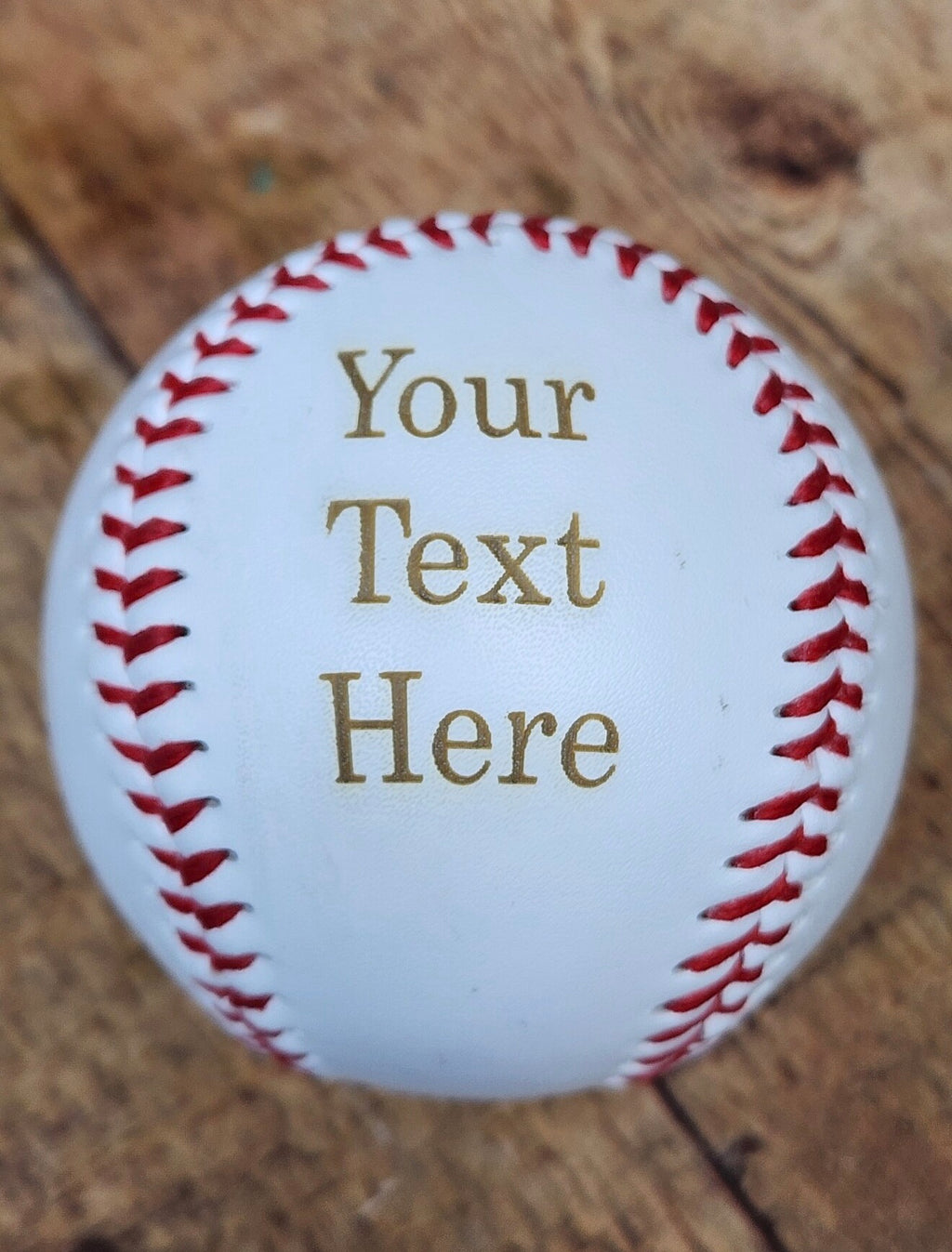 Personalized engraved baseball services available