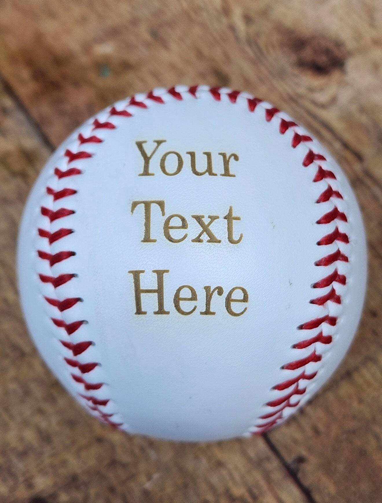 Personalized engraved baseball services available
